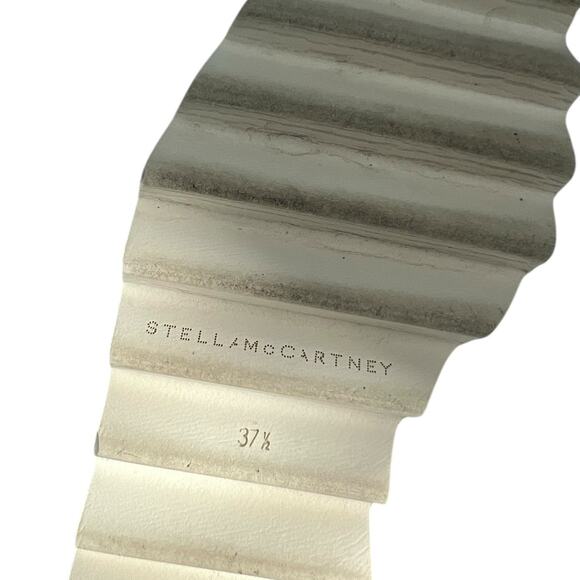 Stella McCartney Rose Gold Elyse Monogram Derbys - Picture 15 of 16